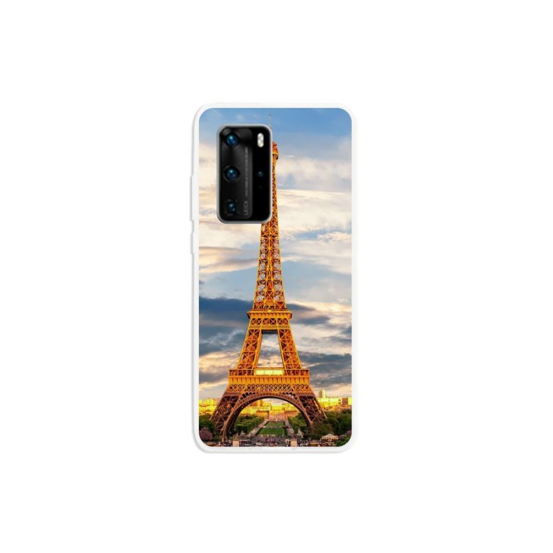 Gél tok mmCase a Huawei P40 Pro készülékhez - Eiffel-torony 3