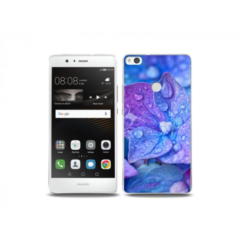 Gél tok mmCase Huawei P9 Lite (2017) - lila virág