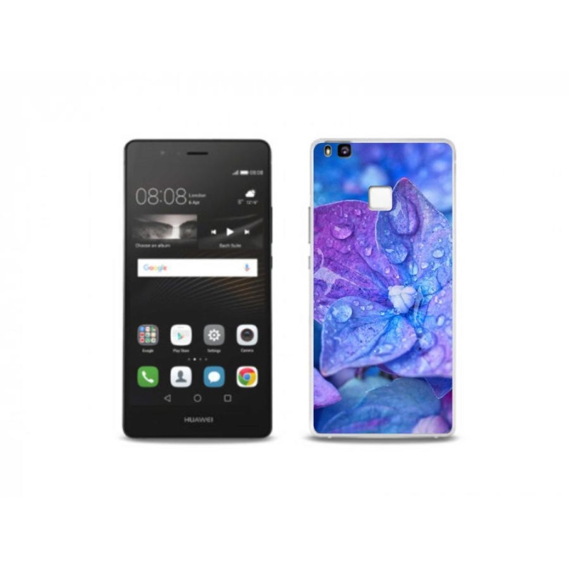 Gél tok mmCase a Huawei P9 Lite készülékhez - lila virág