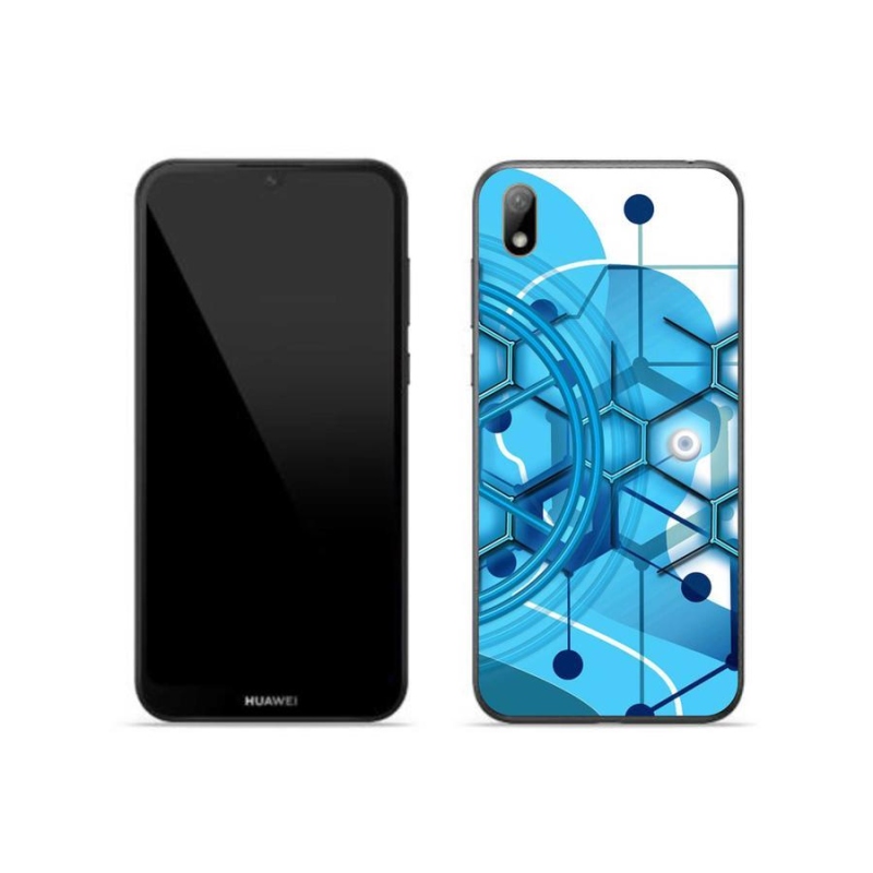 Gél tok mmCase a Huawei Y5 (2019) számára - absztrakt minta 2