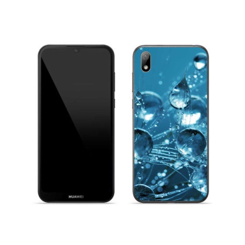 Gél tok mmCase a Huawei Y5 (2019) számára - vízcseppek