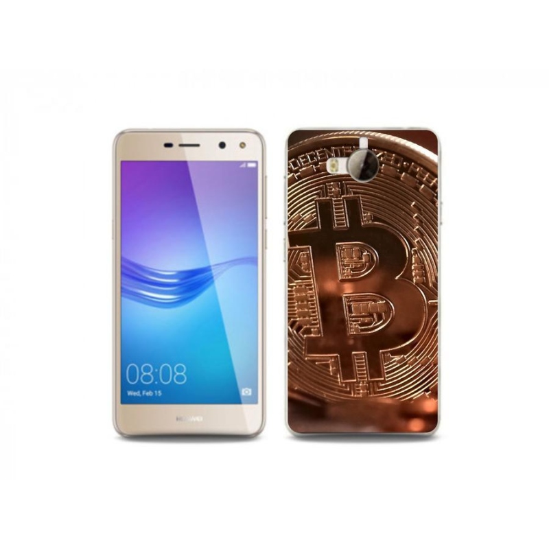 Gél tok mmCase a Huawei Y6 (2017) számára - bitcoin