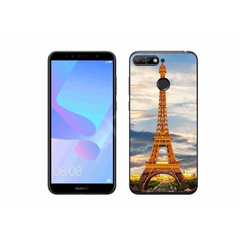 Gél tok mmCase a Huawei Y6 Prime 2018-hoz - eiffel torony 3