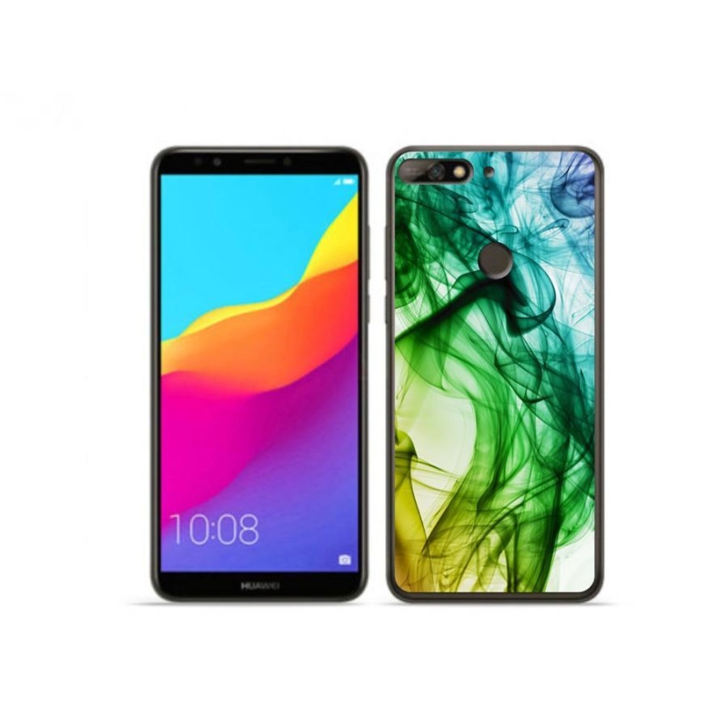 Gél tok mmCase a Huawei Y7 Prime (2018) számára - absztrakt minta 3
