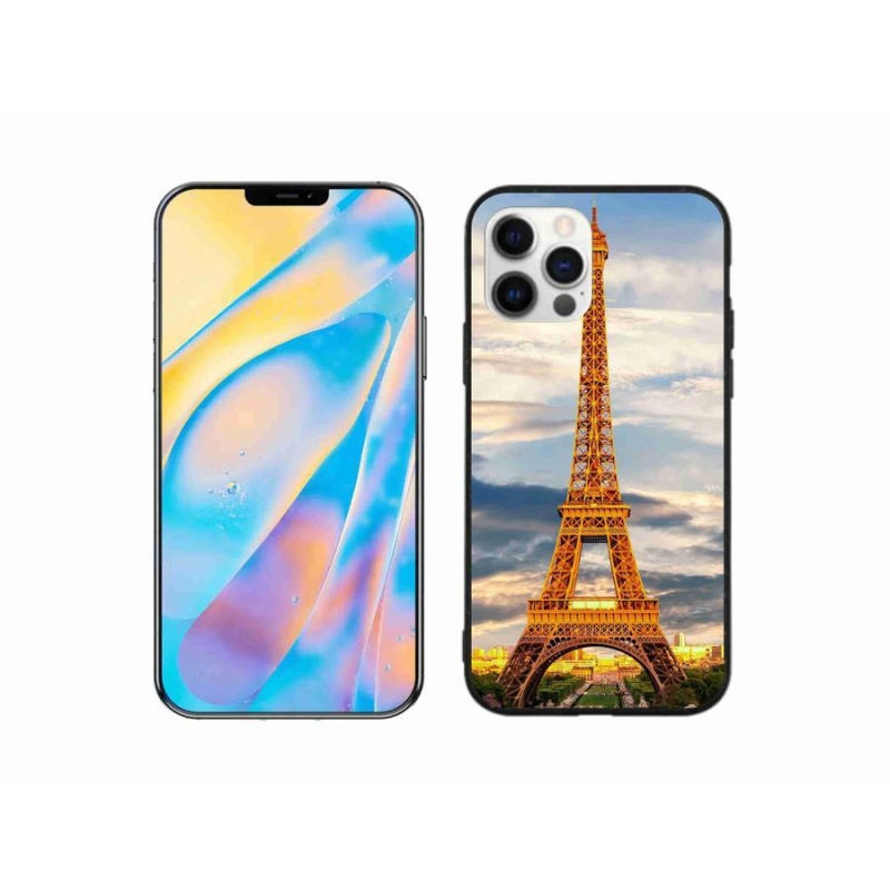 Gél tok mmCase iPhone 12 készülékhez - eiffel-torony 3