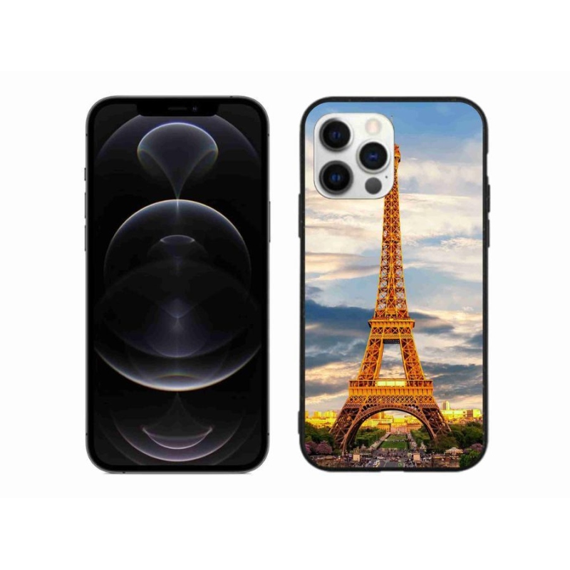 Gél tok mmCase iPhone 12 Pro Max készülékhez - eiffel-torony 3