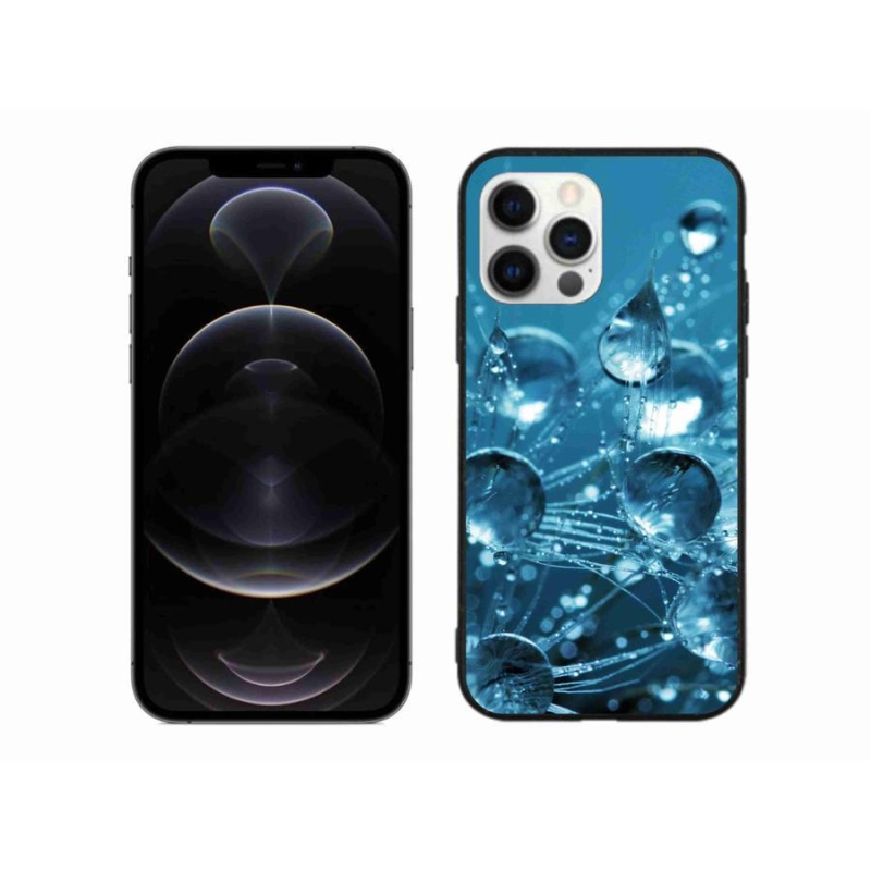 Gél tok mmCase iPhone 12 Pro Max készülékhez - vízcseppek