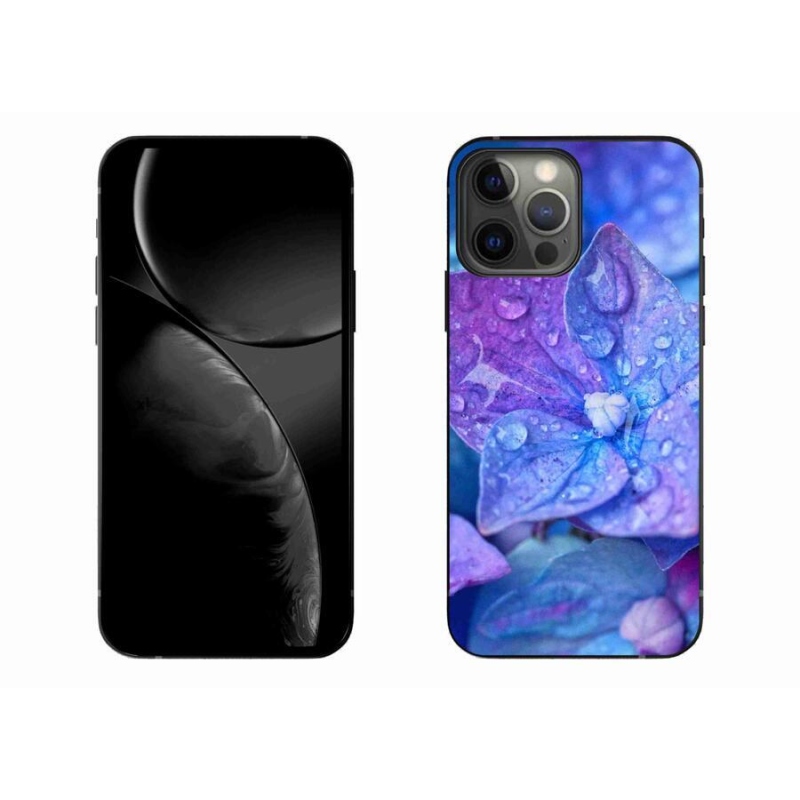 Gél tok mmCase iPhone 13 Pro Max 6.7 készülékhez - lila virág