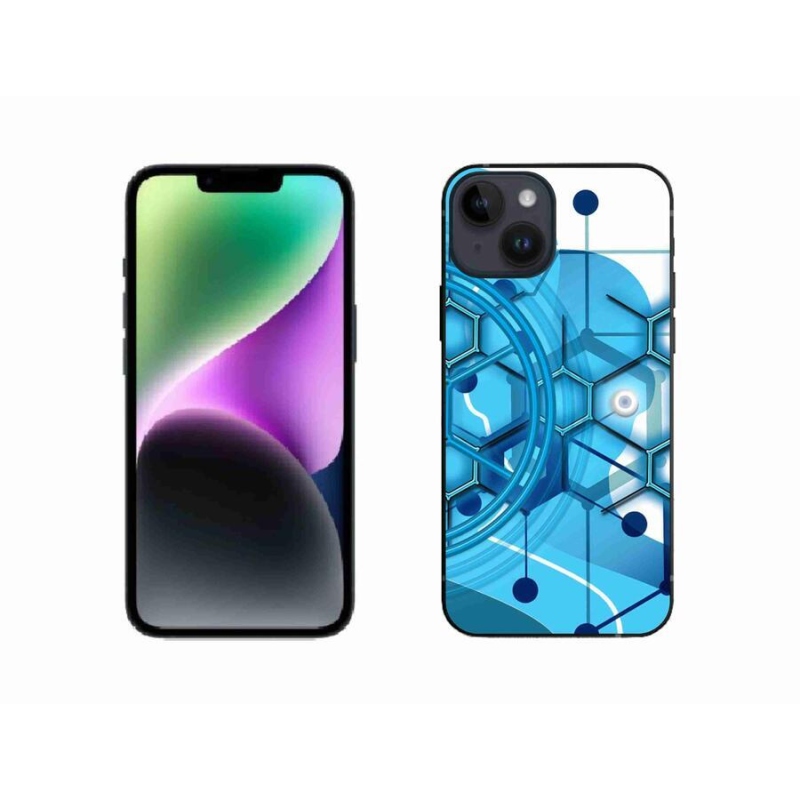 Gél tok mmCase iPhone 14 készülékhez - absztrakt minta 2