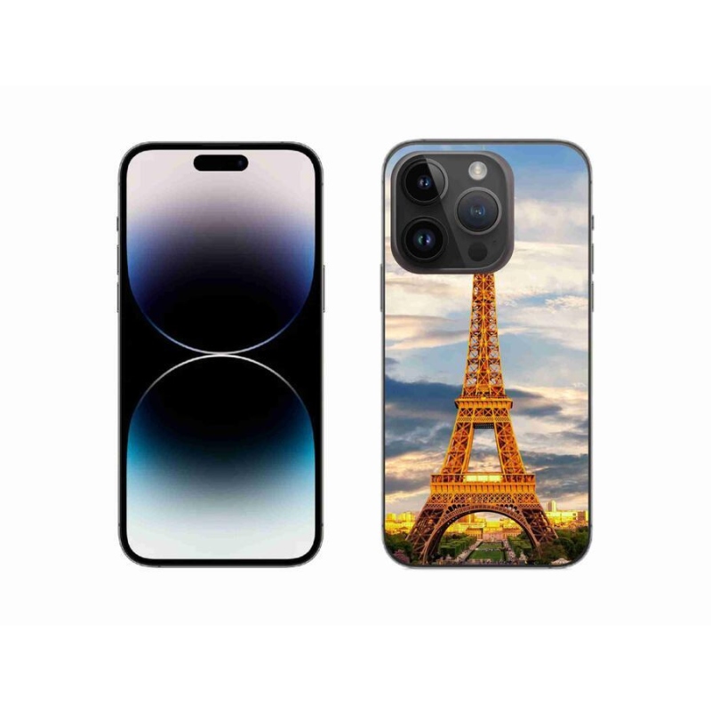 Gél tok mmCase iPhone 14 Pro 6.1 készülékhez - eiffel-torony 3