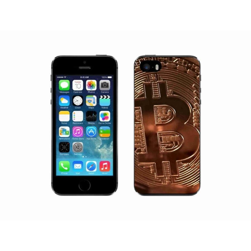 Gél tok mmCase iPhone 5/5s készülékhez - bitcoin