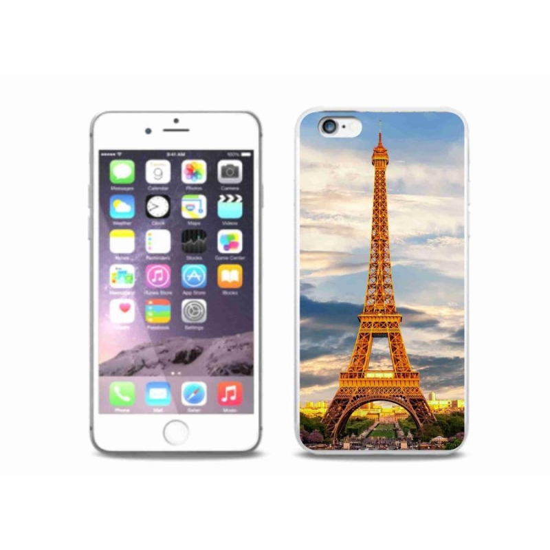 Gél tok mmCase iPhone 6/6S Plus készülékhez - eiffel-torony 3