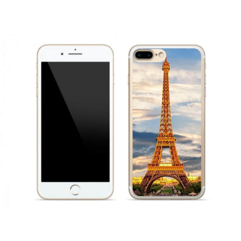 Gél tok mmCase iPhone 8 Plus készülékhez - eiffel-torony 3