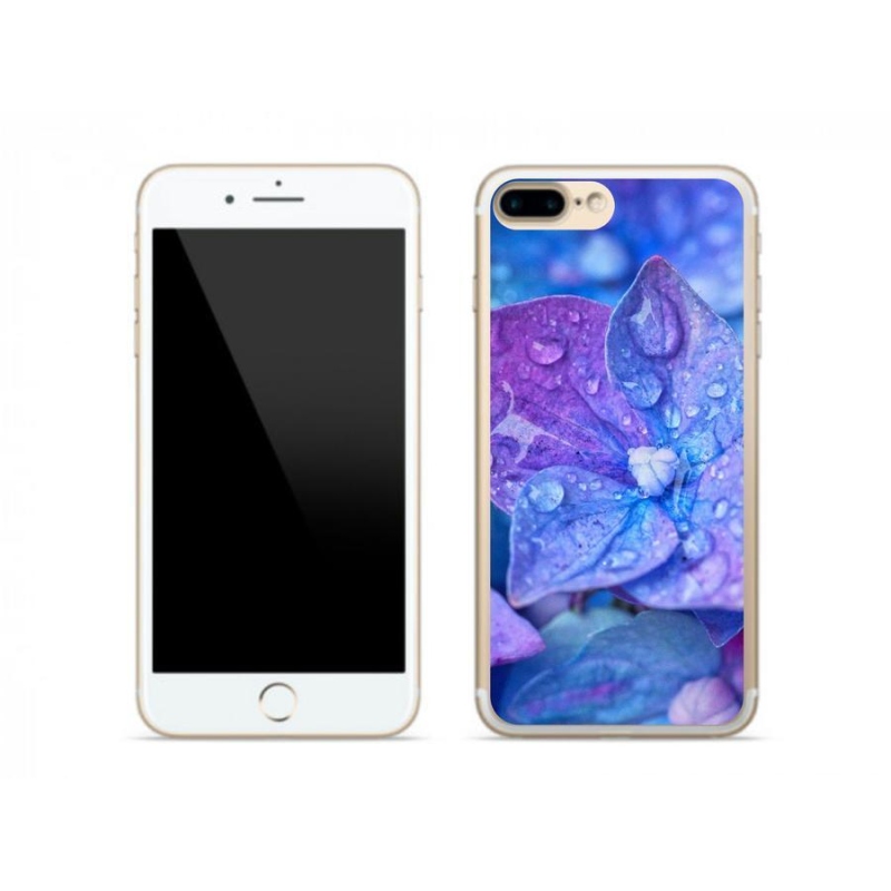 Gél tok mmCase iPhone 8 Plus készülékhez - lila virág