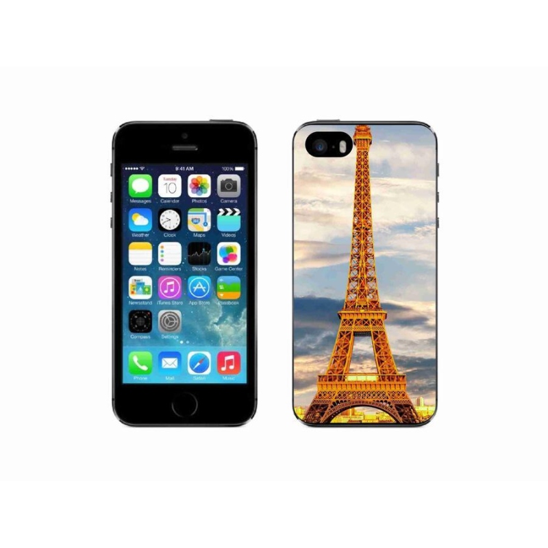 Gél tok mmCase iPhone SE (2016) - eiffel torony 3