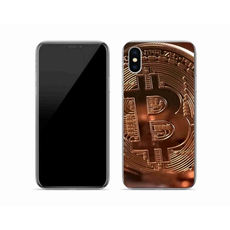 Gél tok mmCase iPhone X készülékhez - bitcoin
