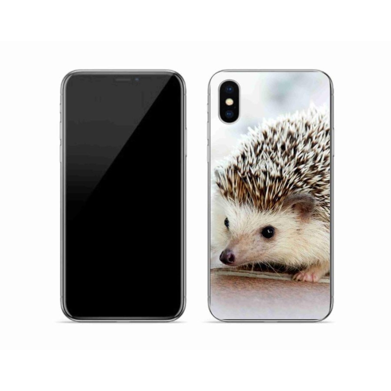 Gél tok mmCase iPhone X készülékhez - sündisznó