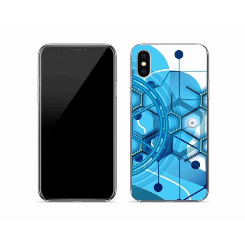 Gél tok mmCase iPhone XS készülékhez - absztrakt minta 2