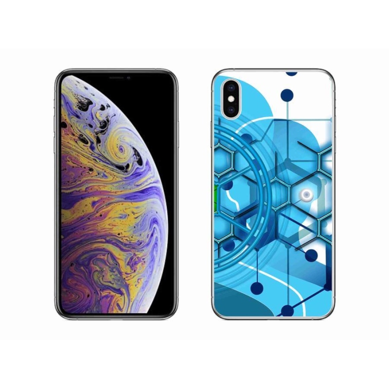 Gél tok mmCase iPhone XS Max készülékhez - absztrakt minta 2