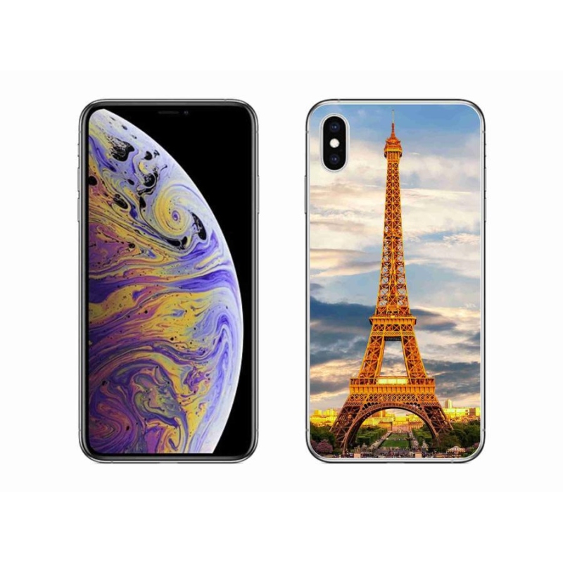 Gél tok mmCase iPhone XS Max készülékhez - eiffel-torony 3