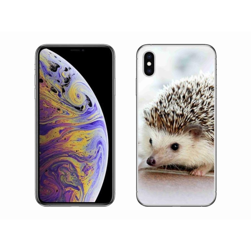 Gél tok mmCase iPhone XS Max készülékhez - sündisznó