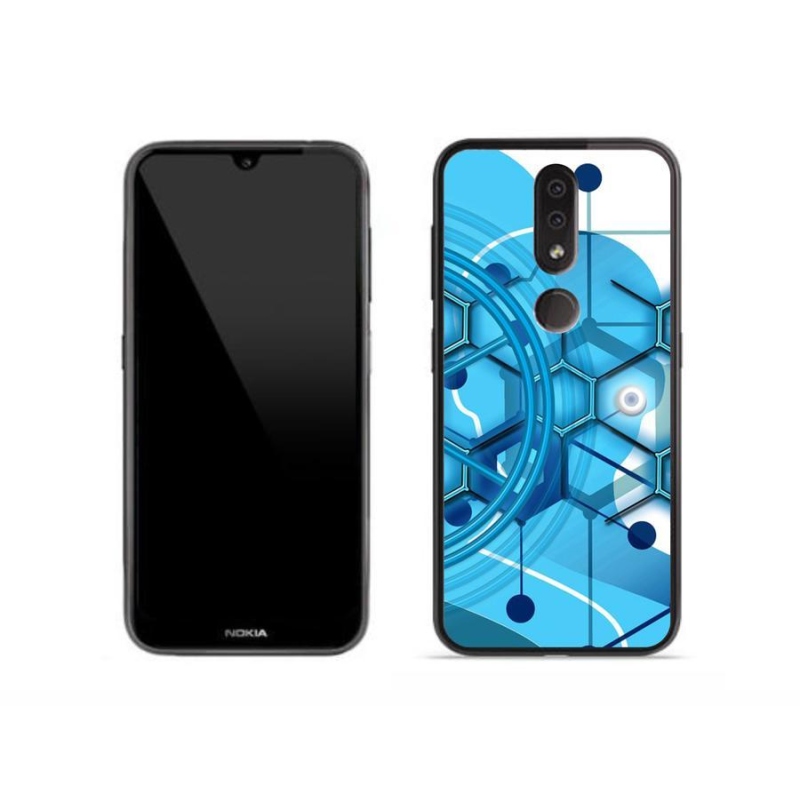 Gél tok mmCase a Nokia 4.2 készülékhez - absztrakt minta 2