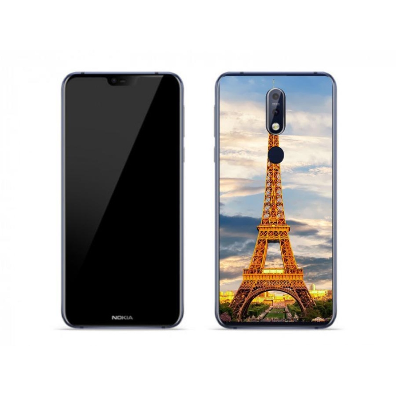 Gél tok mmCase a Nokia 7.1 készülékhez - eiffel torony 3