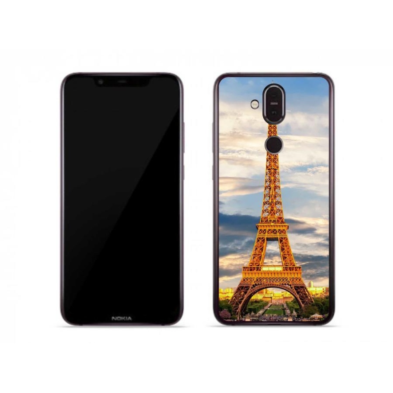 Gél tok mmCase a Nokia 7.1 Plus készülékhez - eiffel-torony 3