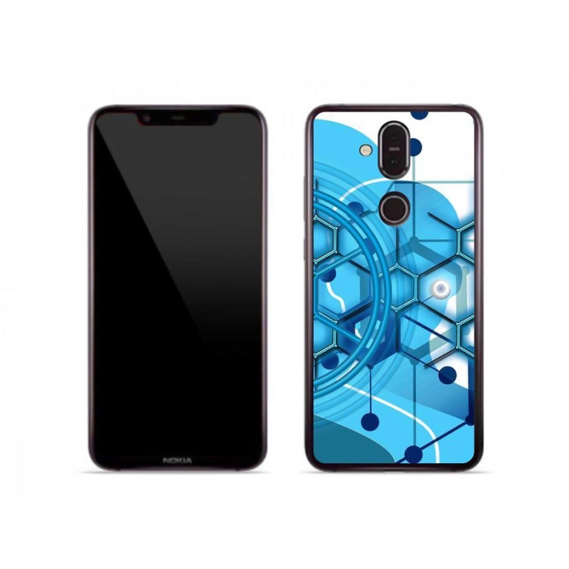 Gél tok mmCase a Nokia 8.1 készülékhez - absztrakt minta 2
