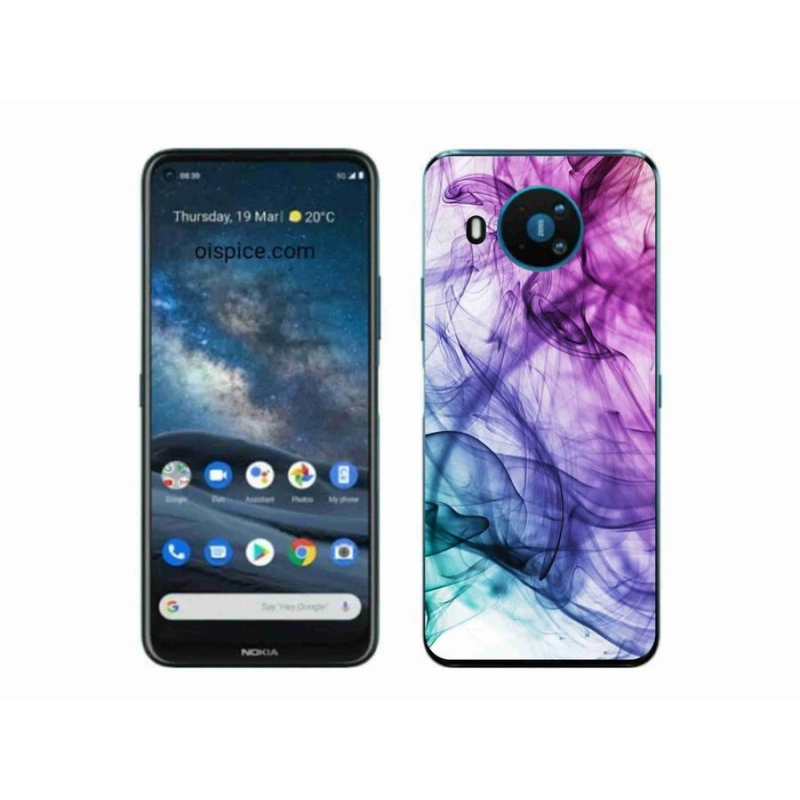 Gél tok mmCase a Nokia 8.3 5G készülékhez - absztrakt minta