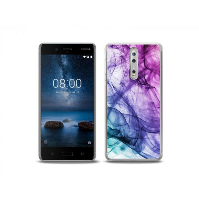 Gél tok mmCase a Nokia 8 készülékhez - absztrakt minta