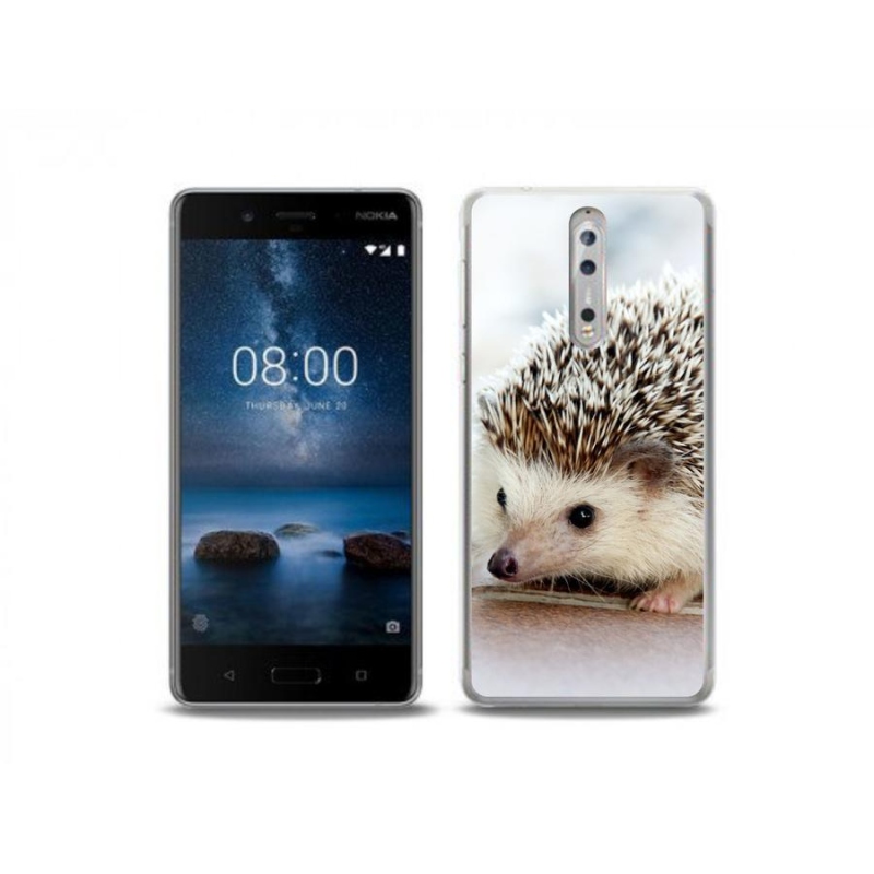Gél tok mmCase a Nokia 8-hoz - sündisznó