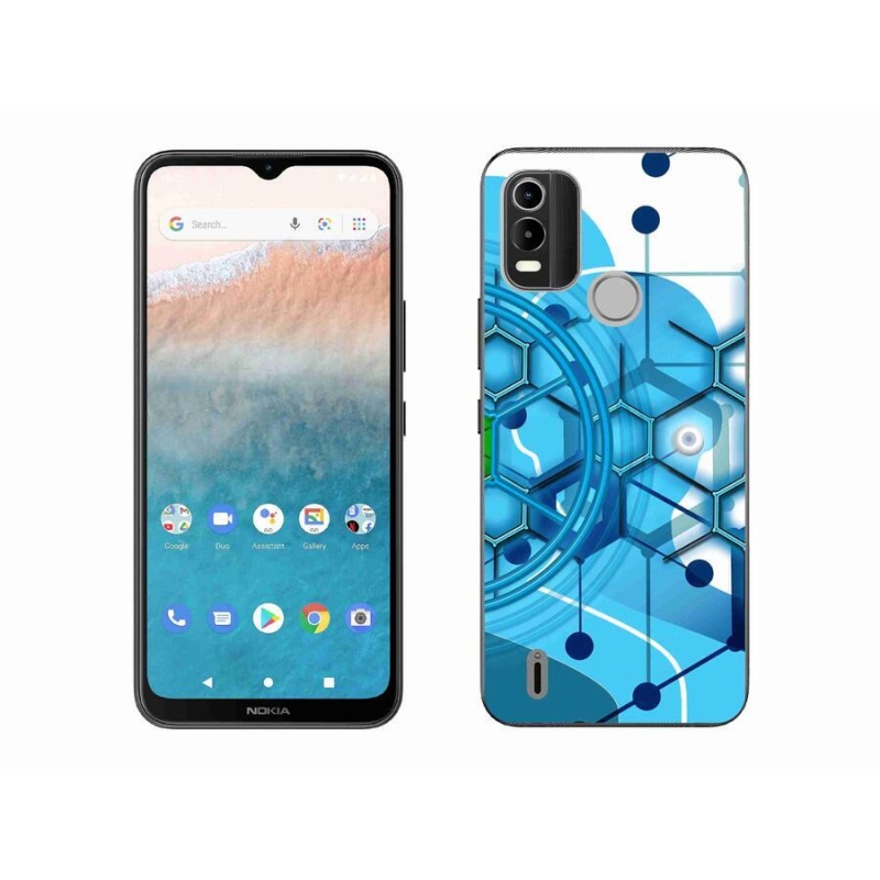 Gél tok mmCase a Nokia C21 Plus készülékhez - absztrakt minta 2