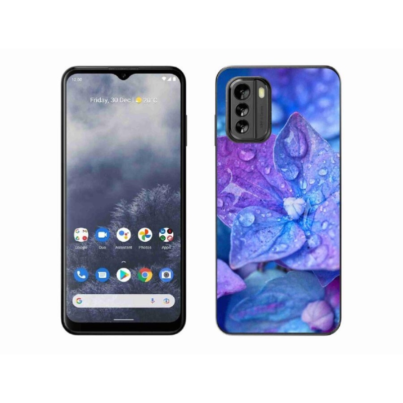 Gél tok mmCase a Nokia G60 5G készülékhez - lila virág