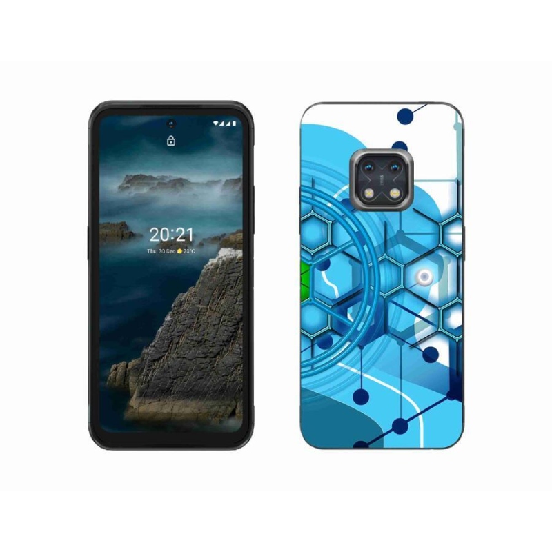 Gél tok mmCase a Nokia XR20 készülékhez - absztrakt minta 2