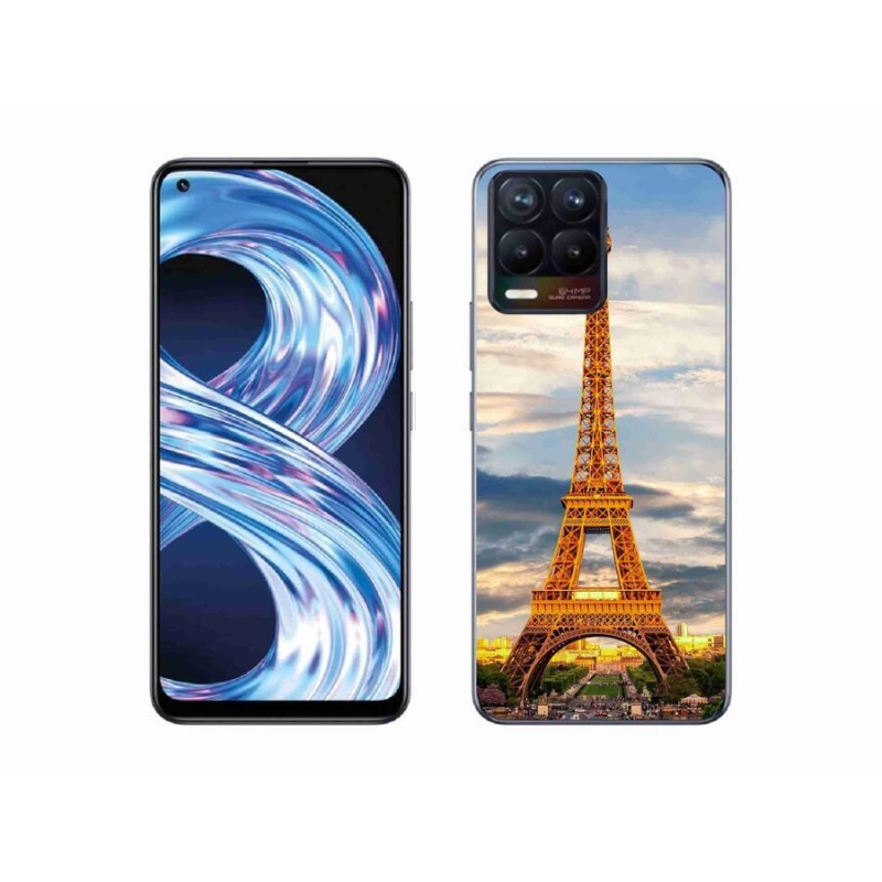 Gél tok mmCase a Realme 8 4G-hez - eiffel torony 3