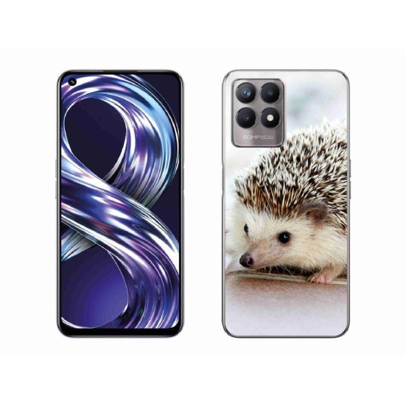 Gél tok mmCase a Realme 8i készülékhez - süni