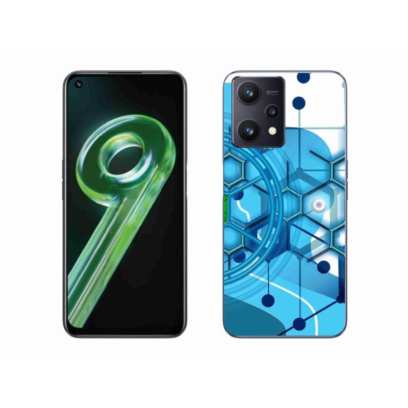 Gél tok mmCase a Realme 9 5G készülékhez - absztrakt minta 2