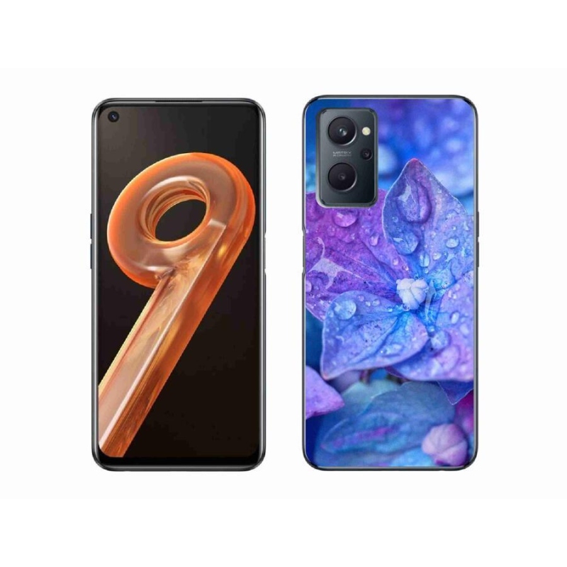 Gél tok mmCase a Realme 9i készülékhez - lila virág