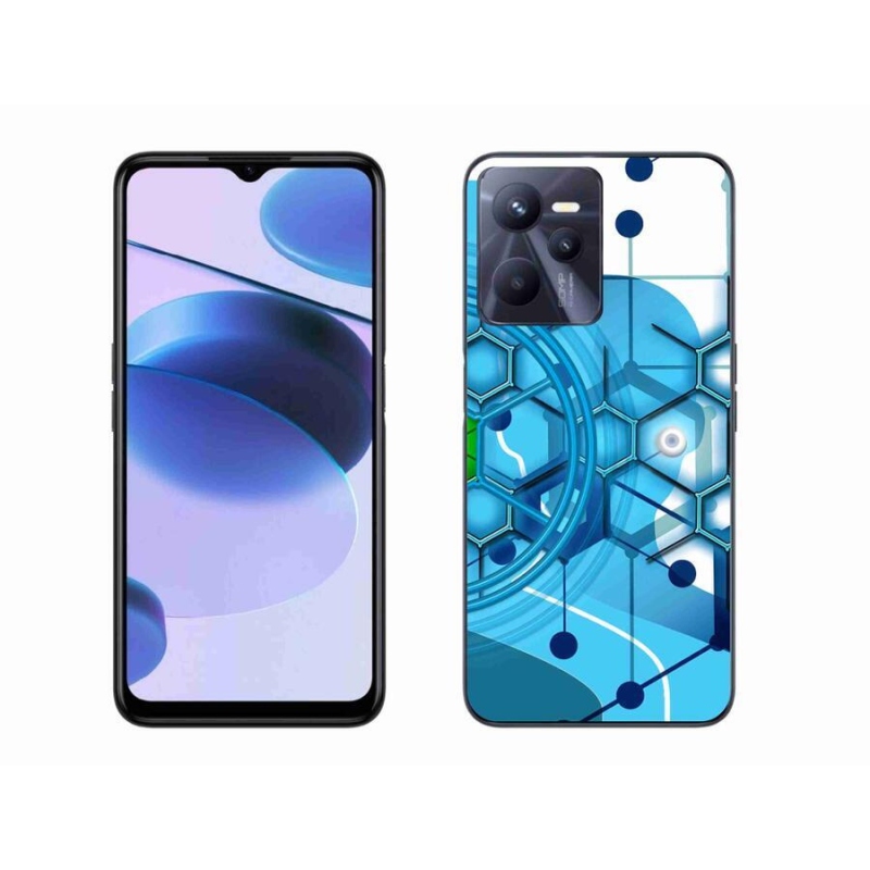 Gél tok mmCase mobilhoz Realme C35 - absztrakt minta 2
