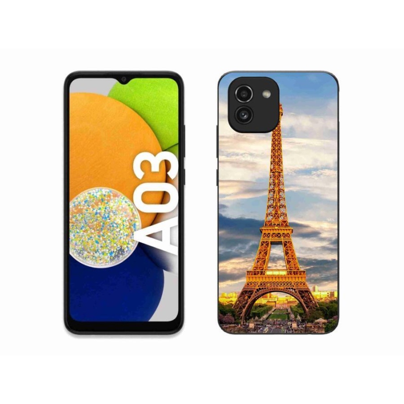 Gél tok mmCase Samsung Galaxy A03 - eiffel torony 3
