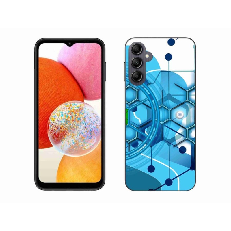 Gél tok mmCase a Samsung Galaxy A14 4G/5G készülékhez - absztrakt minta 2