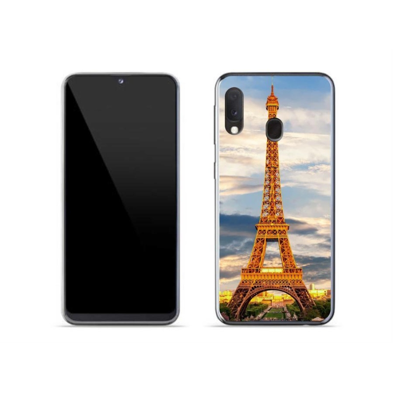 Gél tok mmCase Samsung Galaxy A20e készülékhez - eiffel torony 3