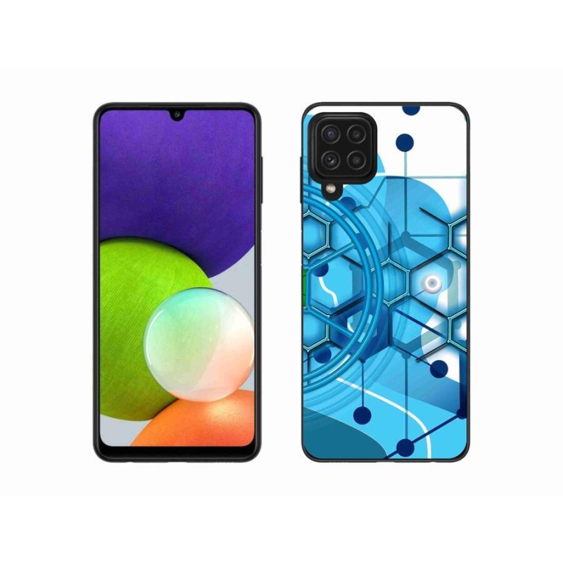 Gél tok mmCase a Samsung Galaxy A22 4G készülékhez - absztrakt minta 2