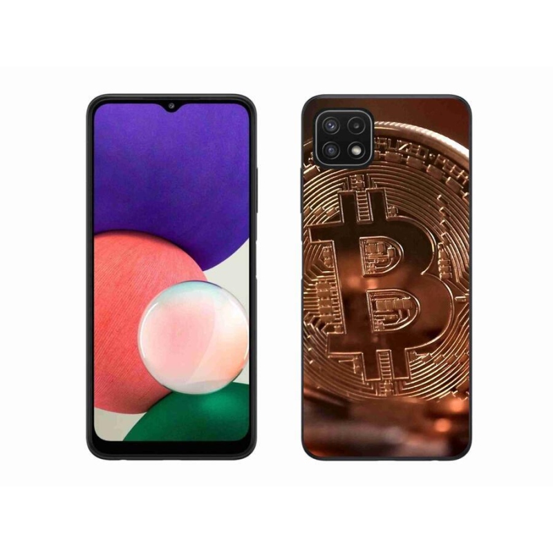 Gél tok mmCase a Samsung Galaxy A22 5G számára - bitcoin