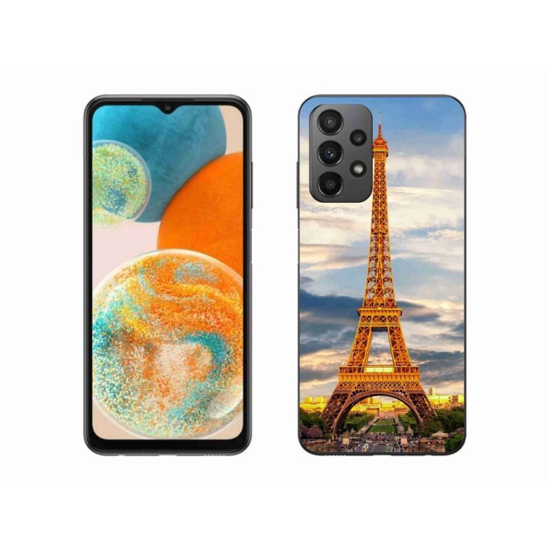 Gél tok mmCase a Samsung Galaxy A23 4G/5G készülékhez - eiffel-torony 3