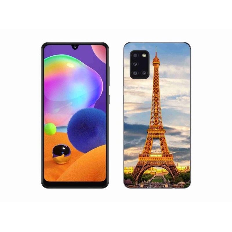 Gél tok mmCase Samsung Galaxy A31 készülékhez - eiffel torony 3