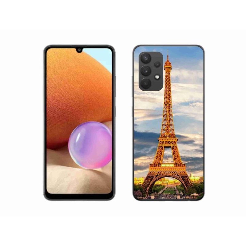 Gél tok mmCase Samsung Galaxy A32 4G - eiffel torony 3