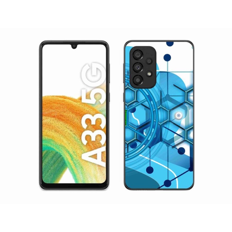 Gél tok mmCase Samsung Galaxy A33 5G - absztrakt minta 2