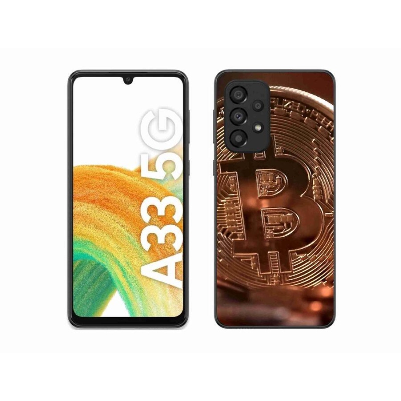Gél tok mmCase a Samsung Galaxy A33 5G számára - bitcoin
